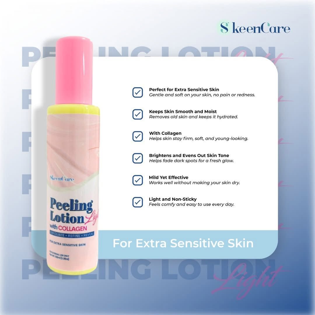 SKEENCARE Peeling Lotion Light With Collagen (Exfoliate, Refine, Reveal) 100ml
