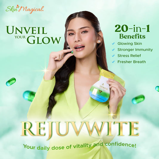 SKIN MAGICAL Rejuvwite Cellular Complex (Glutathione + UV Block) 30 Capsules