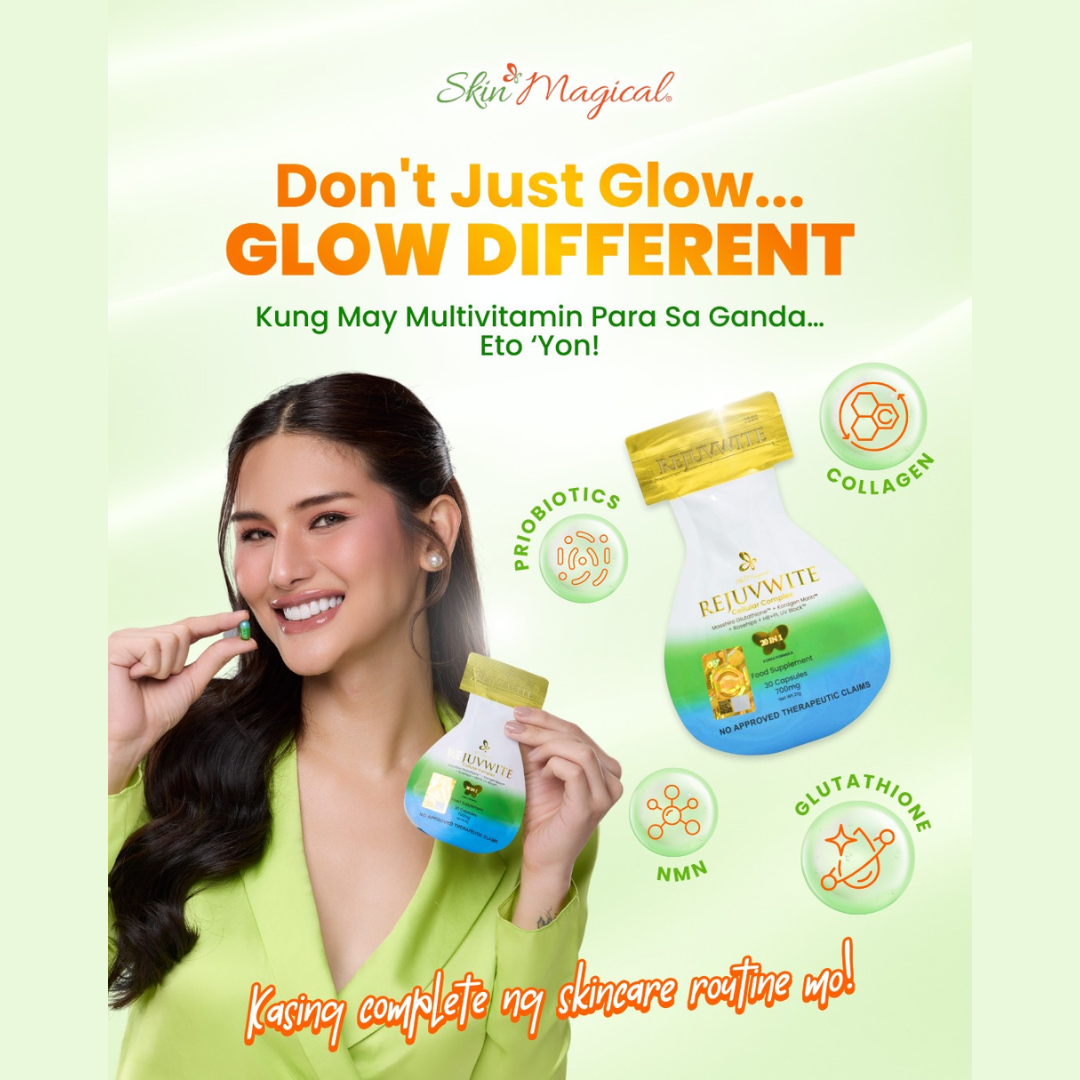SKIN MAGICAL Rejuvwite Cellular Complex (Glutathione + UV Block) 30 Capsules
