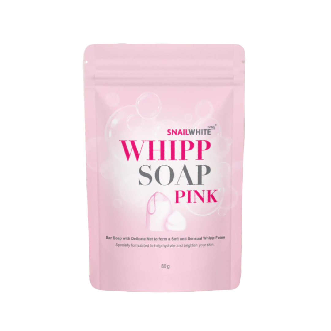 SNAILWHITE Whipp Soap (Pink) by NAMU LIFE 80g