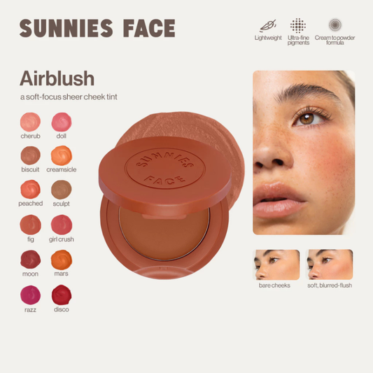 SUNNIES FACE Airblush (Cream Blush & Cheek Tint)