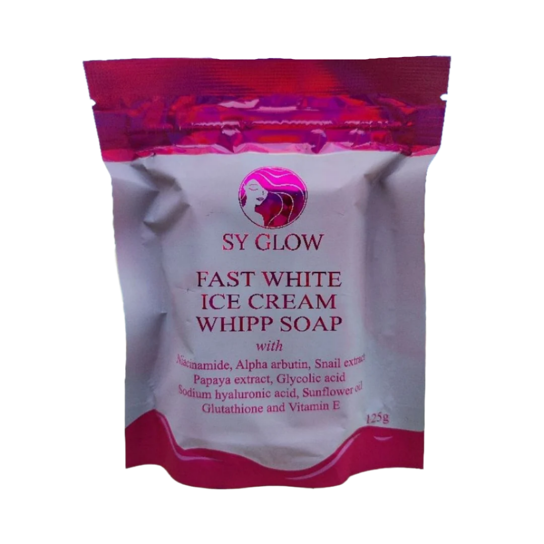 SY GLOW Fast White Ice Cream Whipp Soap 125g