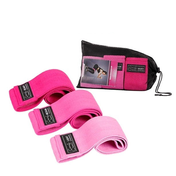 Sammy J Hip Resistance Bands | 3 Bands in a Mesh Bag