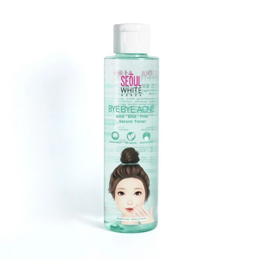 Seoul White Korea Bye Bye Acne (AHA BHA PHA) Serum Toner 150ml