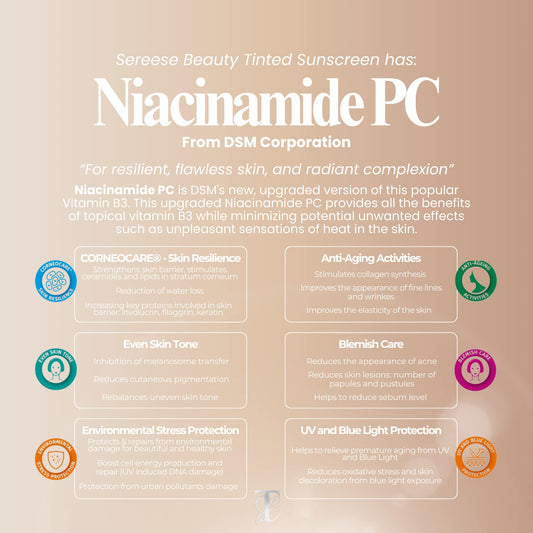 Sereese Beauty Tinted Sunscreen SPF60 PA++++ 50ml