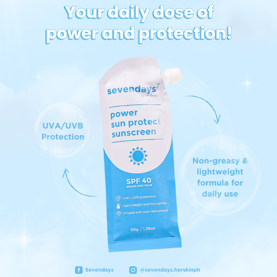 SevenDays Power Sun Protect Sunscreen SPF40 UVA+UVB by HerSkin 50g