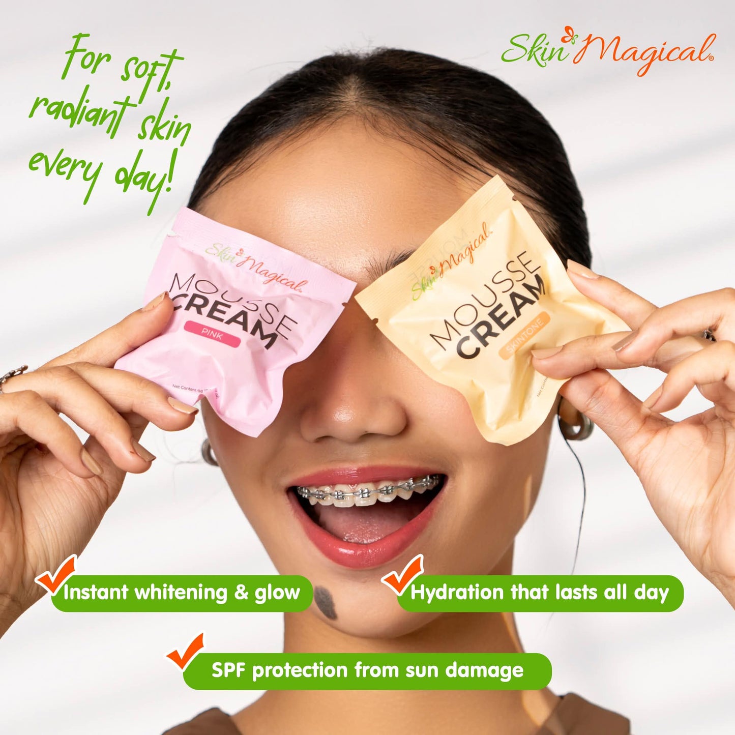 Skin Magical Mousse Cream 8g | Choose Shade