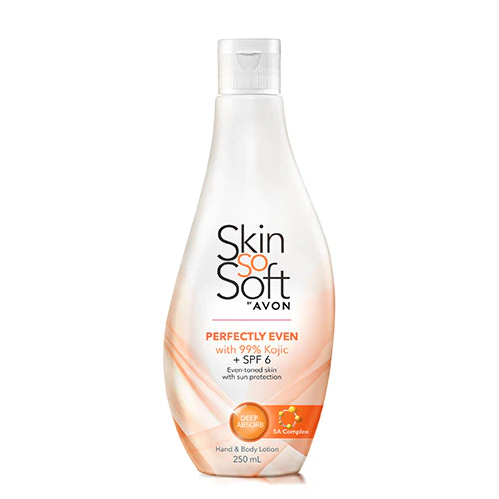 Skin So Soft Perfectly Even (99% Kojic + SPF6) Lotion by Avon 250mL