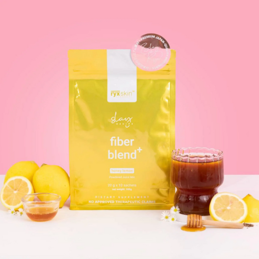 Slay Recipe Fiber Blend Honey Lemon Powder Juice Drink by RyxSkin Sincerity - 10 Sachet
