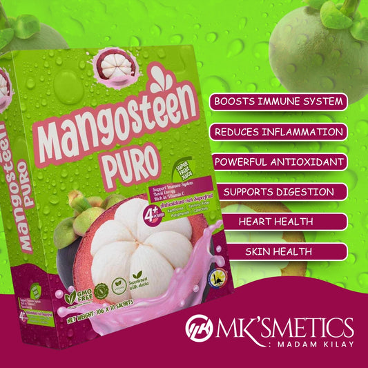 MK'SMETICS Slimming K Mangosteen Puro by MADAM KILAY - 10 Sachets