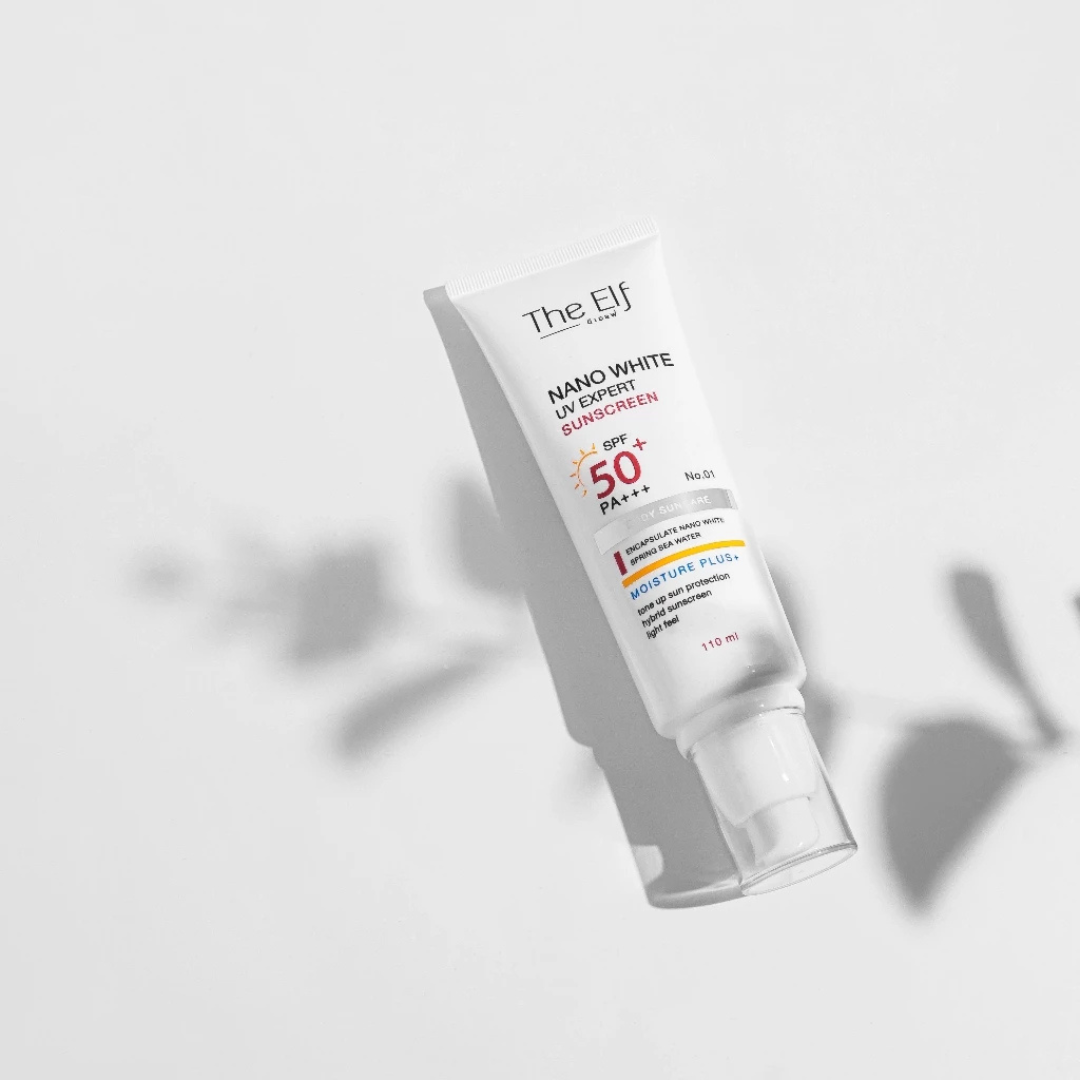 THE ELF Nano White UV Expert Sunscreen Body Suncare SPF50+ PA+++ 110ml (No.01)