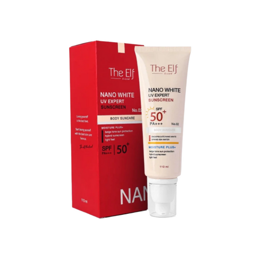 THE ELF Nano White UV Expert Sunscreen Body Suncare SPF50+ PA+++ 110ml (No.02)