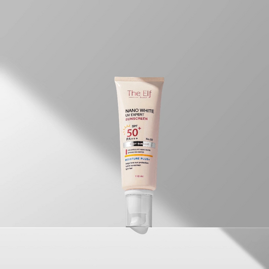 THE ELF Nano White UV Expert Sunscreen Body Suncare SPF50+ PA+++ 110ml (No.02)