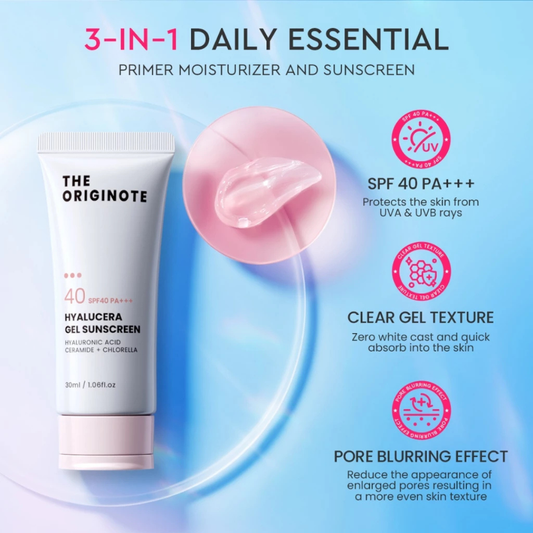 THE ORIGINOTE Gel Sunscreen SPF40 PA+++ (Hyalucera) 30ml