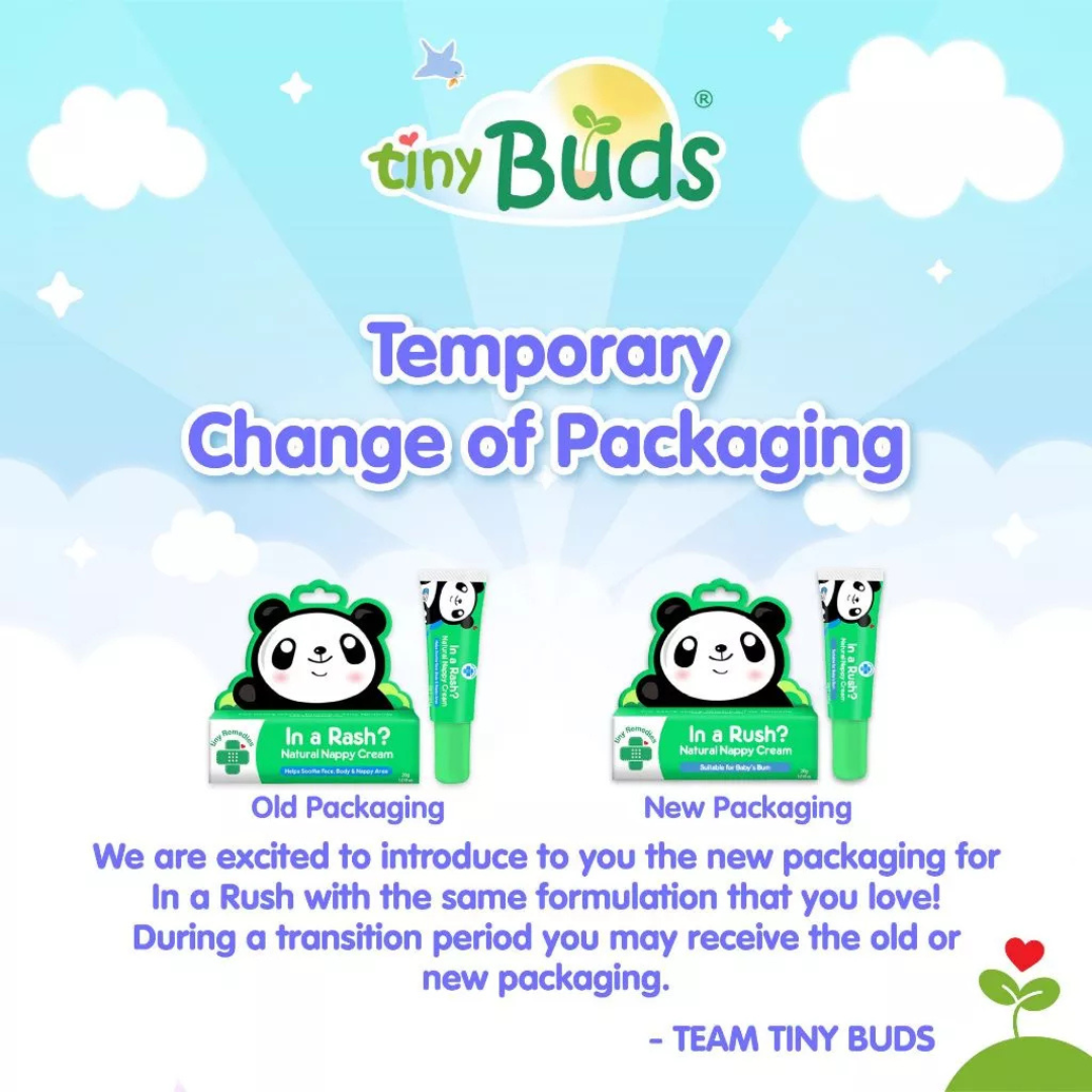 TINY BUDS Natural Nappy Cream (In a Rash?) 20g