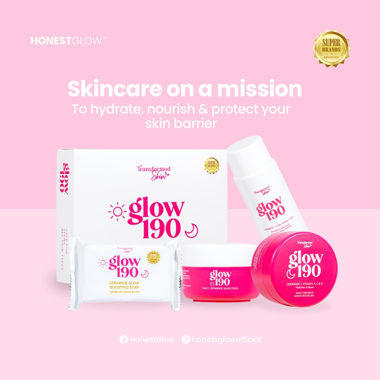 Transformed Skin Glow 190 Maintenance Kit by Honest Glow