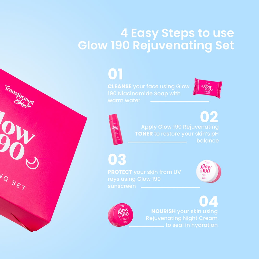 Transformed Skin Glow 190 Rejuvenating Kit by Honest Glow