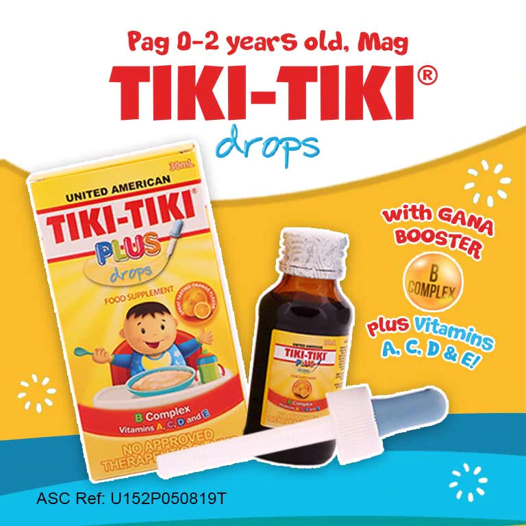 United American Tiki Tiki Plus Drops (B Complex, Vitamins A, C, D and E) 30mL