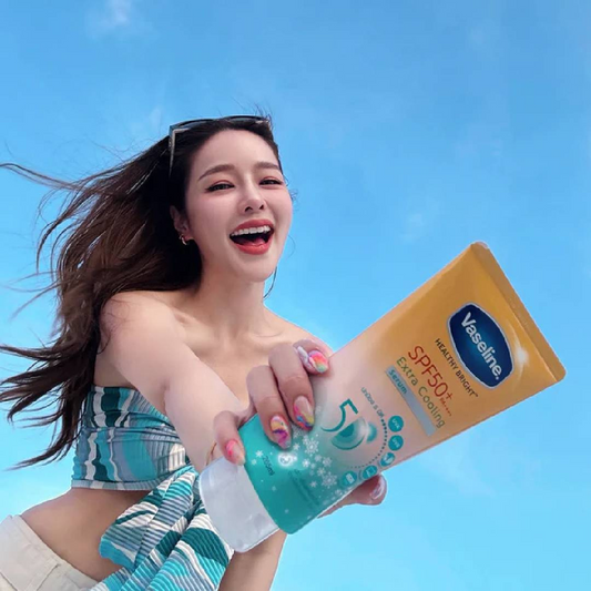 VASELINE Healthy Bright SPF50+ PA++++ Extra Cooling Serum Lotion 265ml