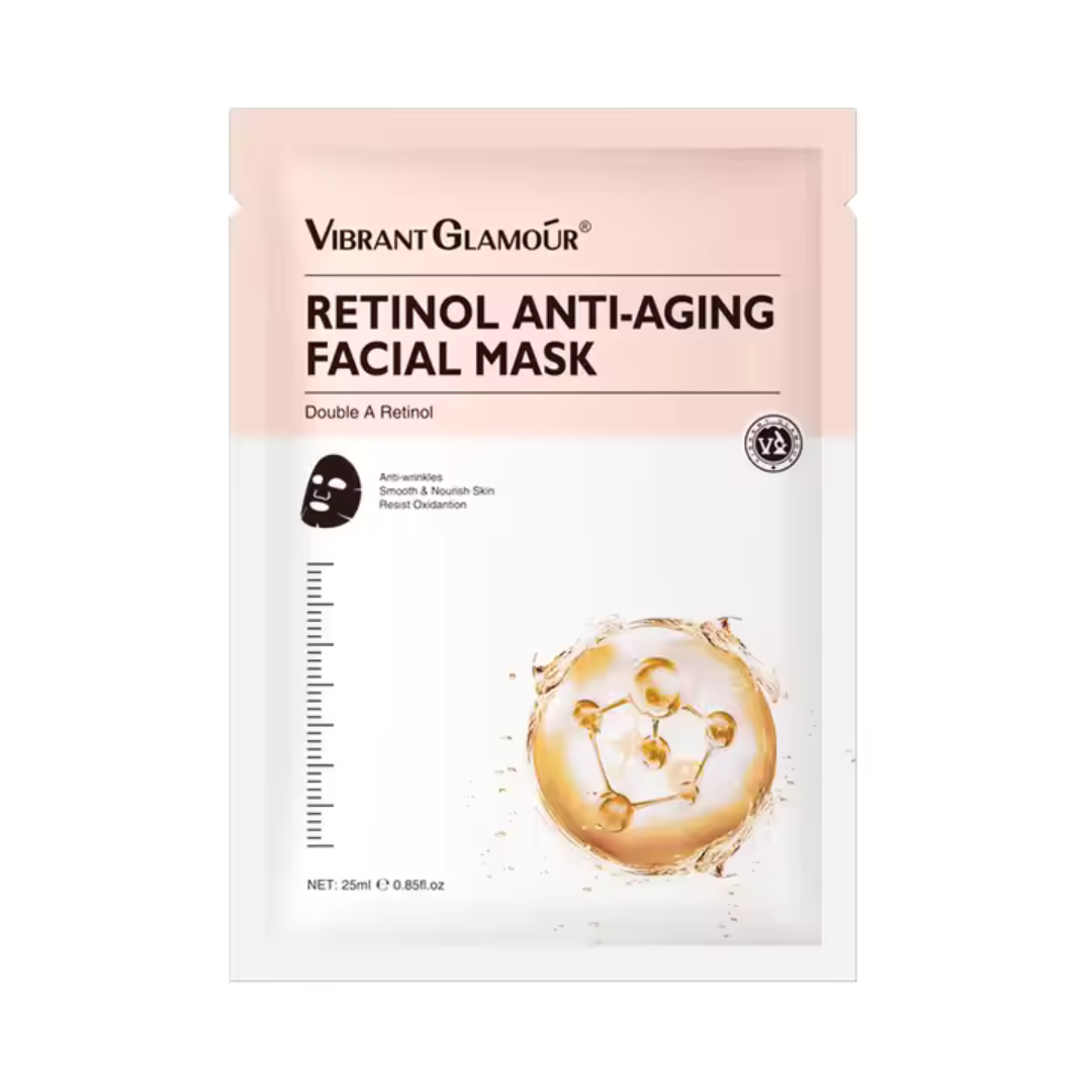 VIBRANT GLAMOUR Retinol Anti-Aging Facial Mask (Double A Retinol) 25ml