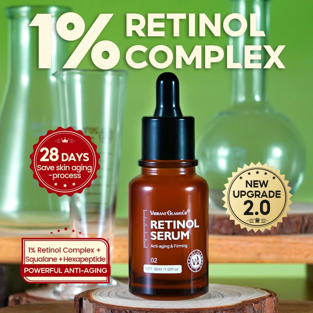 VIBRANT GLAMOUR Retinol Serum 2.0 (Anti-aging & Firming) 30ml