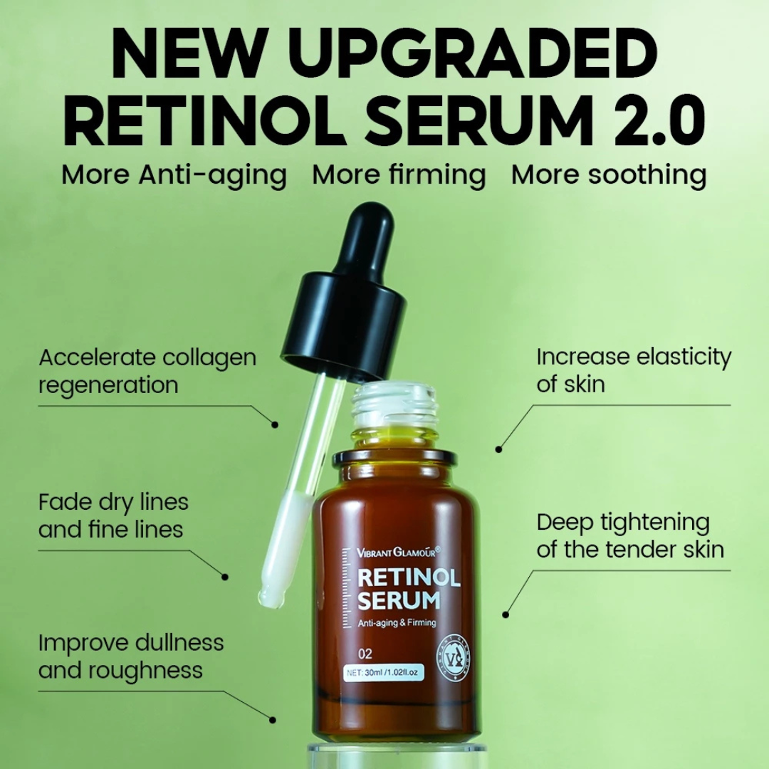 VIBRANT GLAMOUR Retinol Serum 2.0 (Anti-aging & Firming) 30ml