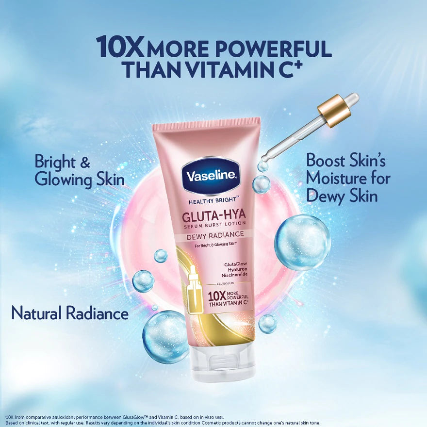 Vaseline Gluta-Hya Dewy Radiance Serum Burst Lotion 330mL