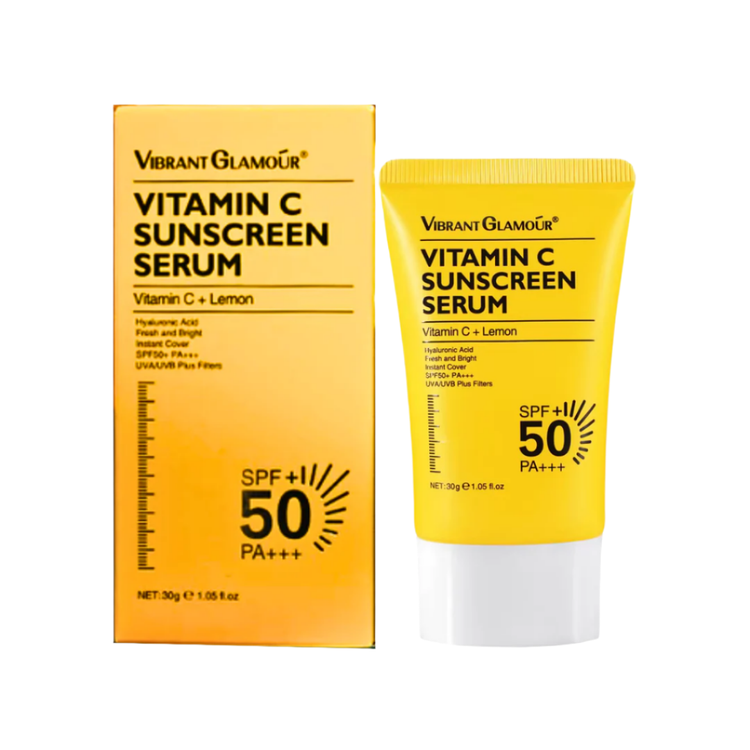 Vibrant Glamour Vitamin C Sunscreen Serum (Vitamin C + Lemon) 30g