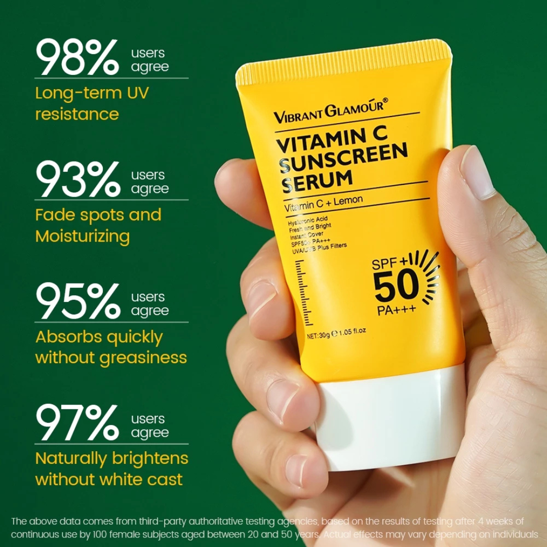 Vibrant Glamour Vitamin C Sunscreen Serum (Vitamin C + Lemon) 30g