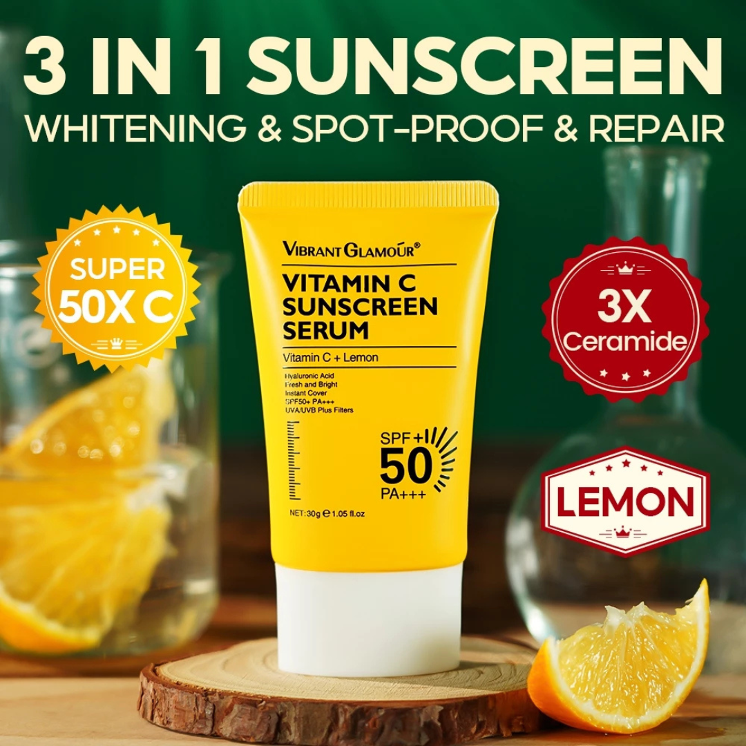 Vibrant Glamour Vitamin C Sunscreen Serum (Vitamin C + Lemon) 30g
