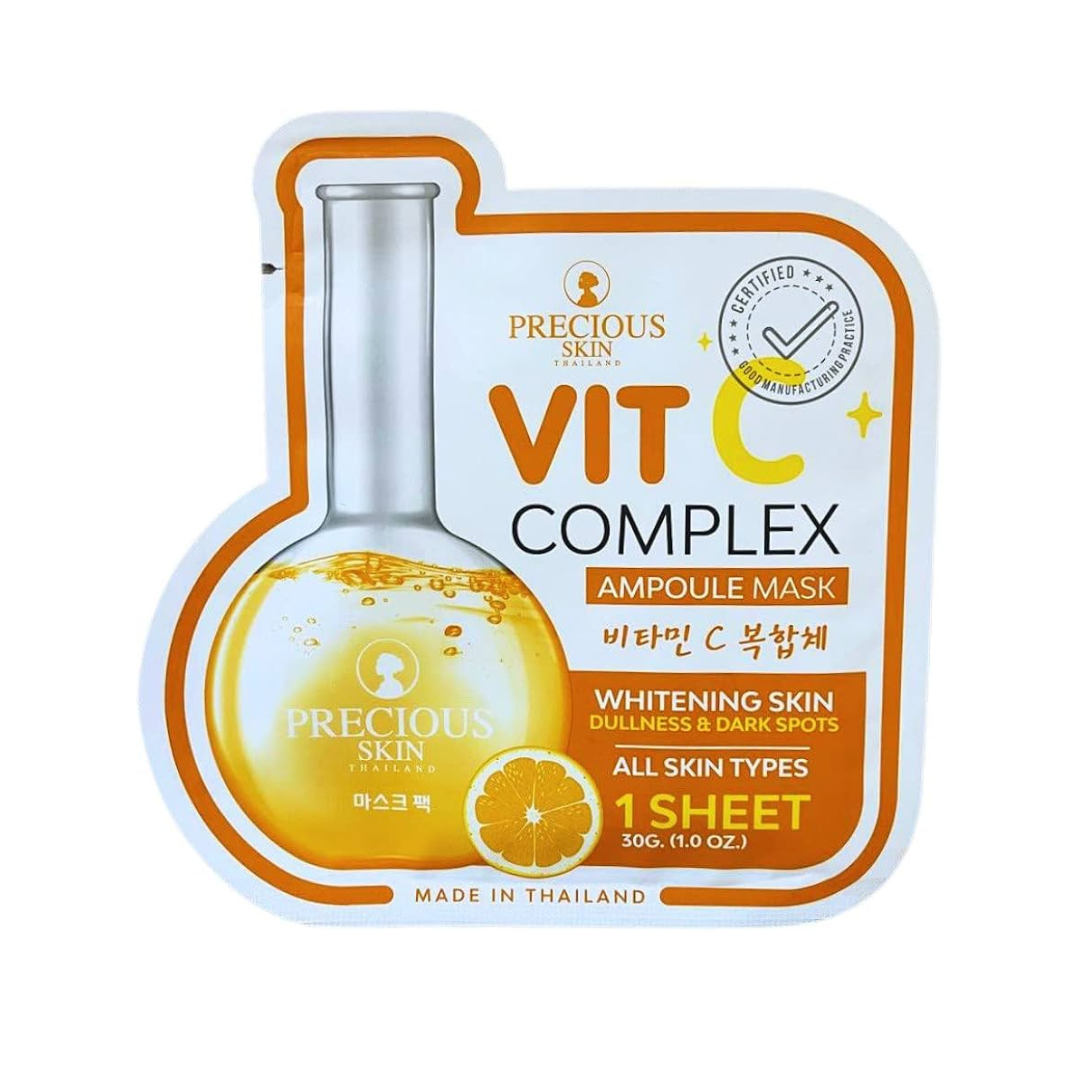 Vit C Complex  Ampoule Sheet Mask by Precious Skin - 1 Sheet 30g