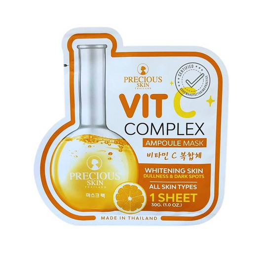 Vit C Complex  Ampoule Sheet Mask by Precious Skin - 1 Sheet 30g