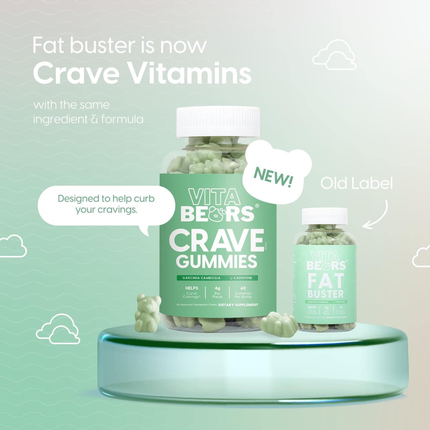 Vita Bears Chewable (Crave Gummies) - 60 Gummies