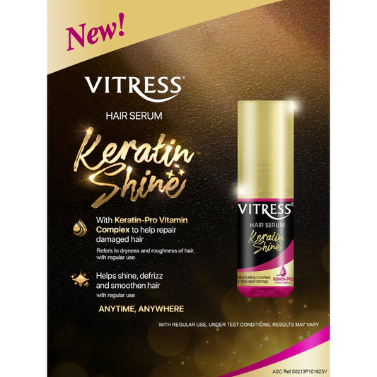 Vitress Hair Serum Keratin Shine 30ml