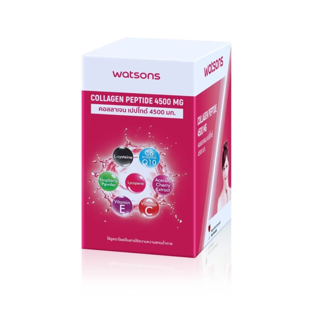 WATSONS Collagen Peptide Powdered Drink Supplement 4500mg - 15 Sachets