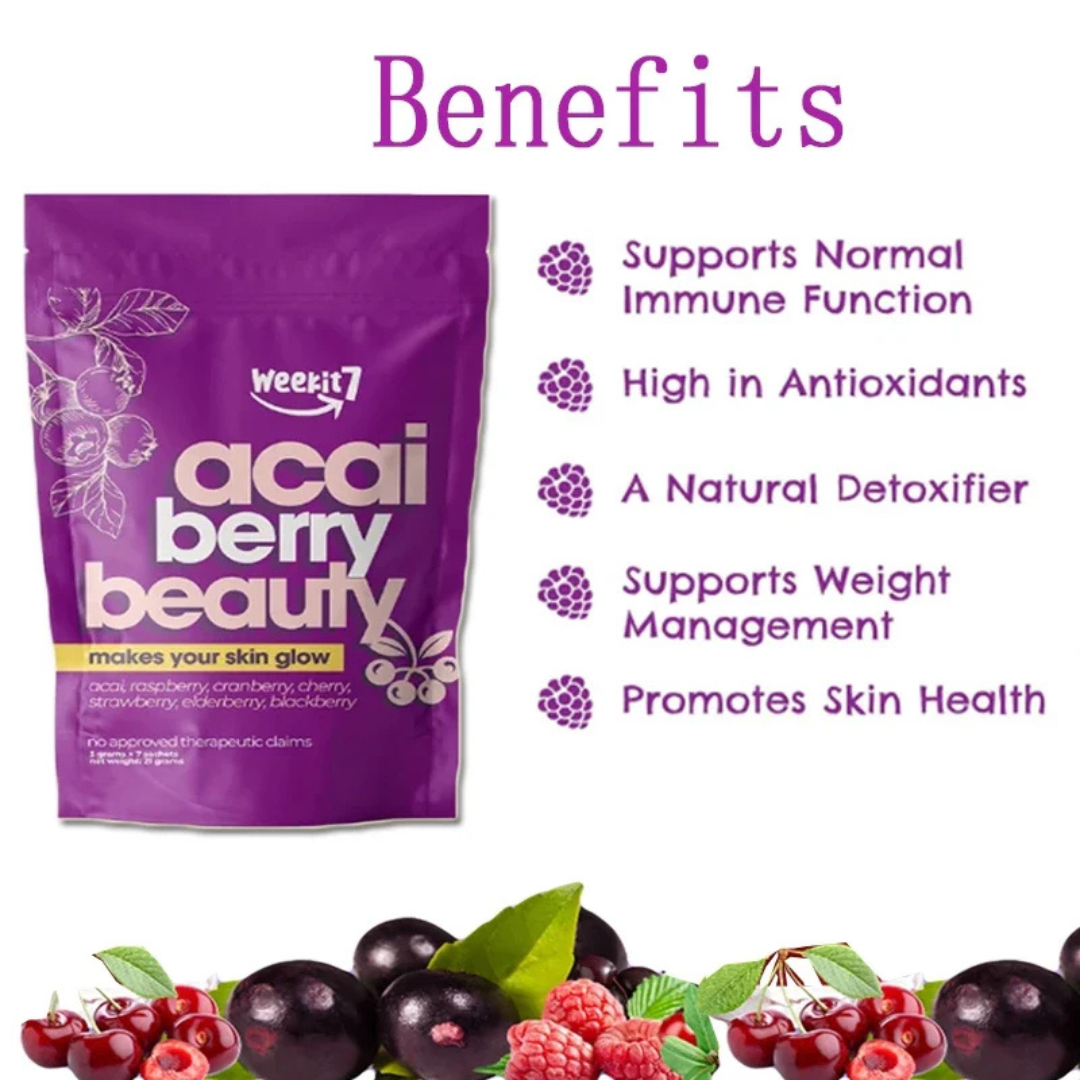 WEEKIT7 Acai Berry Beauty - 7x5g Sachets