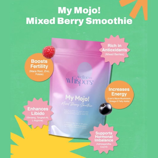 WELLNESS WHISPERS My Mojo! (Mixed Berry Smoothie) - 10 Sachets