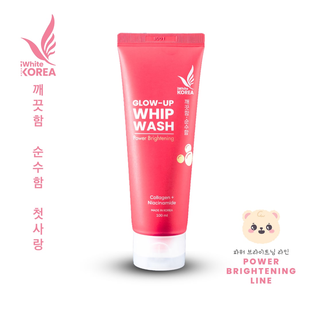 iwhite glutathione iWhite Korea Glow-Up Whip Wash (Power Brightening) 100ml