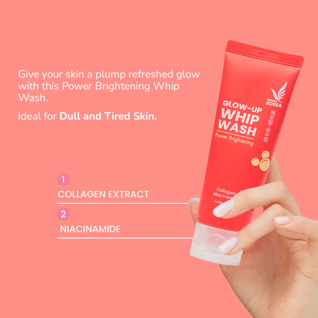 iWhite Korea Glow-Up Whip Wash (Power Brightening) 100ml