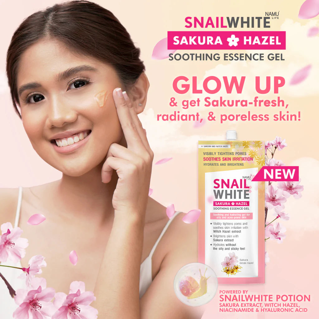 SNAILWHITE Sakura Hazel Soothing Essence Gel 20mL