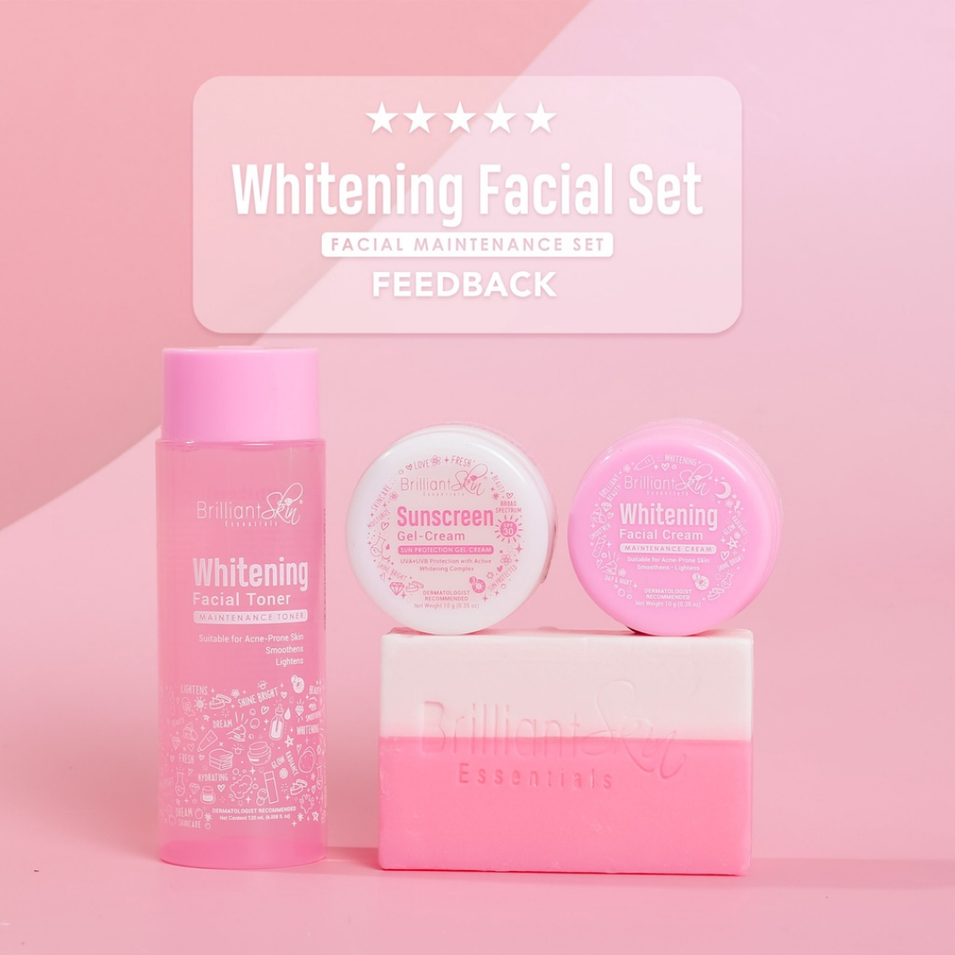 Brilliant Skin Whitening Facial Maintenance Set