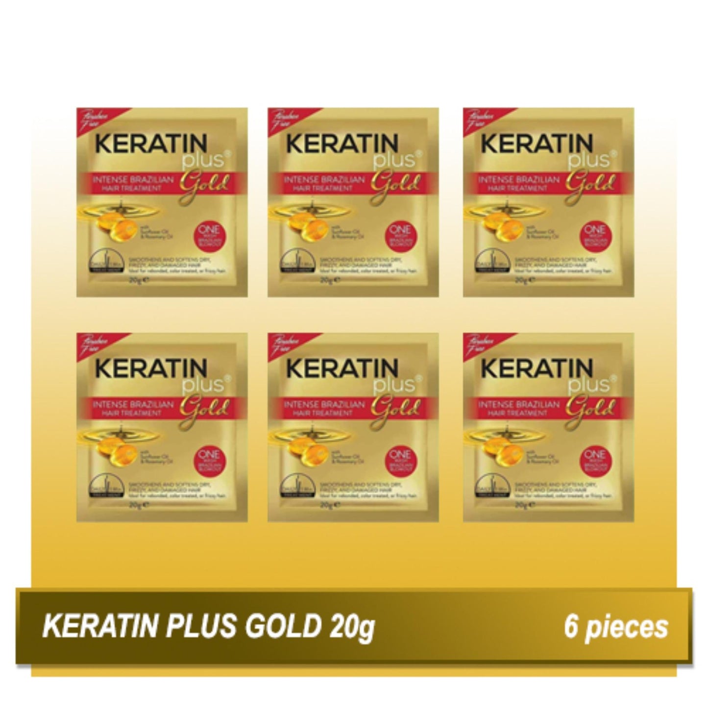 Keratin Plus GOLD Intense Brazilian Hair Treatment