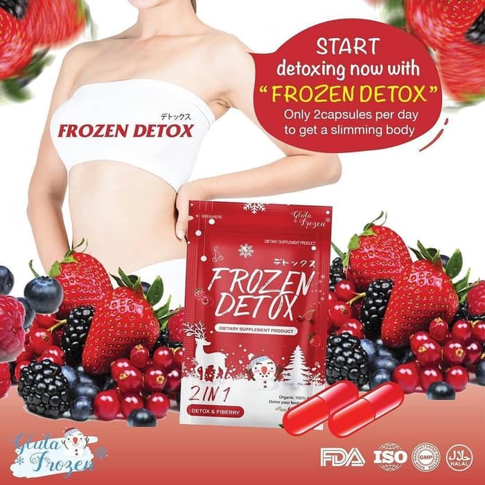 Frozen Detox 2in1 Detox & Fiberry - 60 capsules