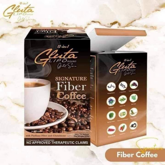 GLUTA LIPO Gold Series Signature (Fiber Coffee) - 10 Sachets