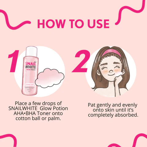 SNAILWHITE Glow Potion AHA-BHA Toner 150mL by NamuLife