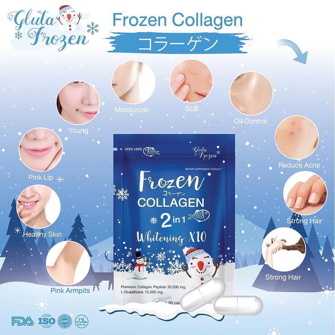 Frozen Collagen 2in1 Whitening x10