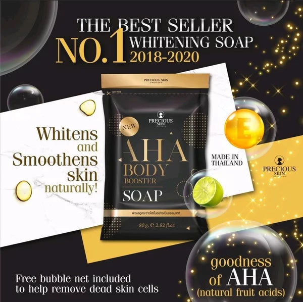AHA Body Booster Soap by Precious Skin Thailand 250mL