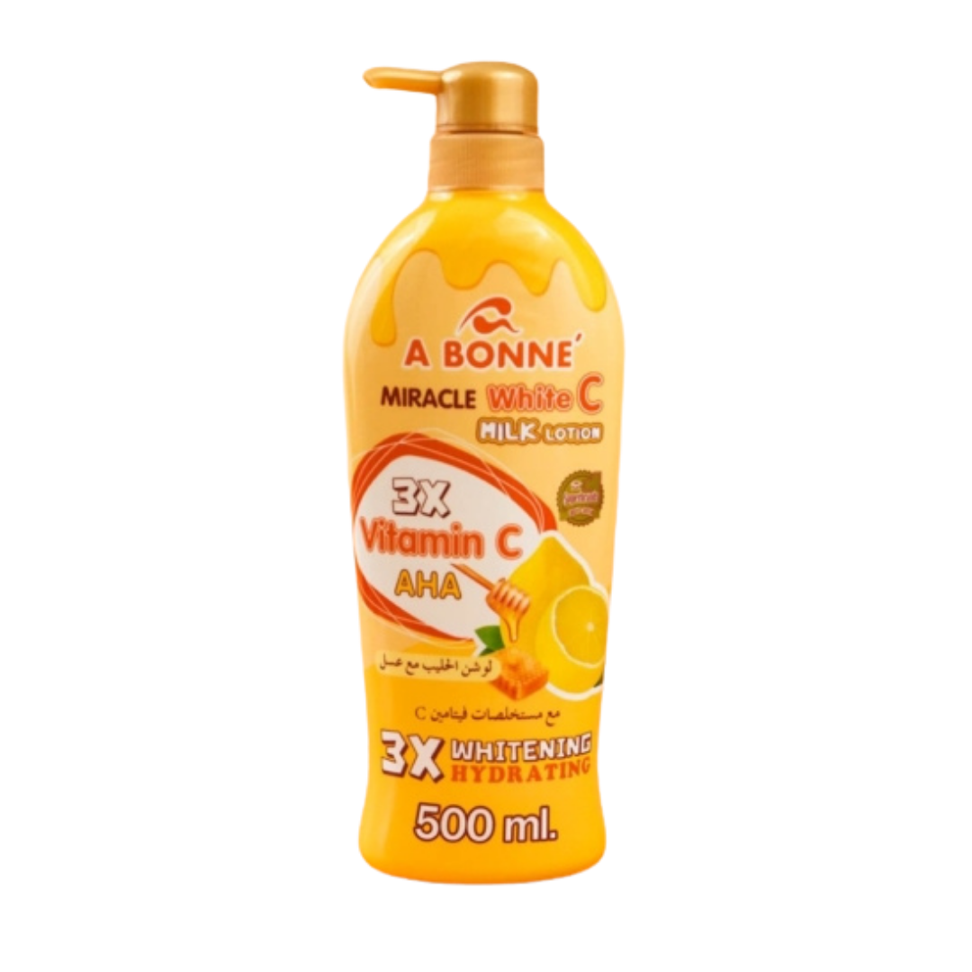 A Bonne Miracle White Milk Lotion w/ AHA & Vitamin C 500mL