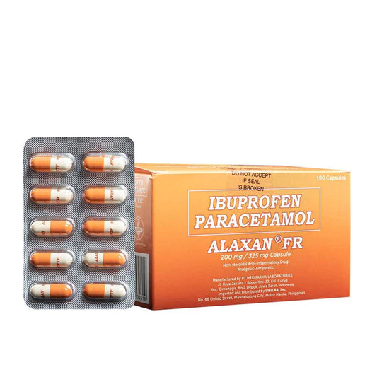 Alaxan FR Paracetamol Ibuprofen Australia