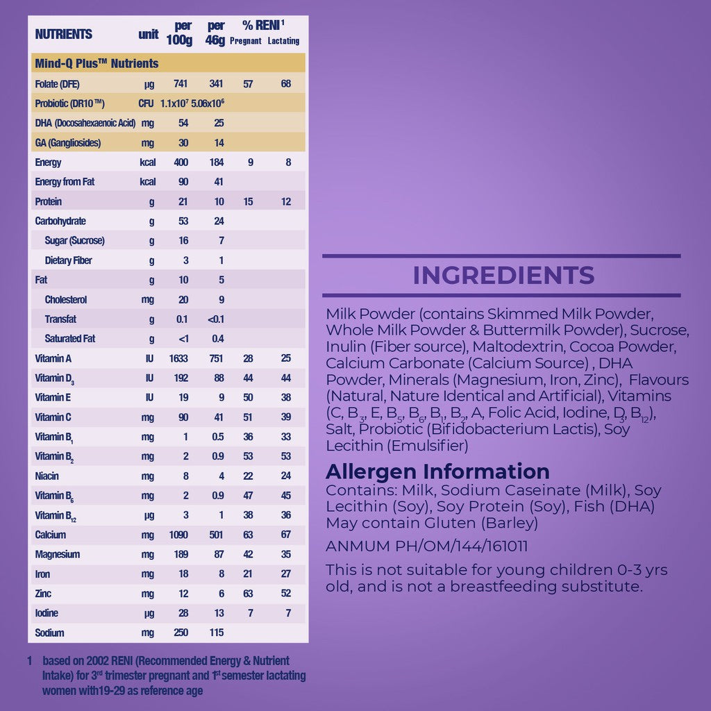 Anmum Materna Milk Powder Mocha Latte 375g